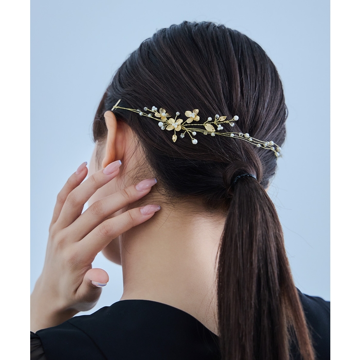 niana ニアナ メタルフラワーパールヘッドドレス | Fashion Letter | 詳細画像5 