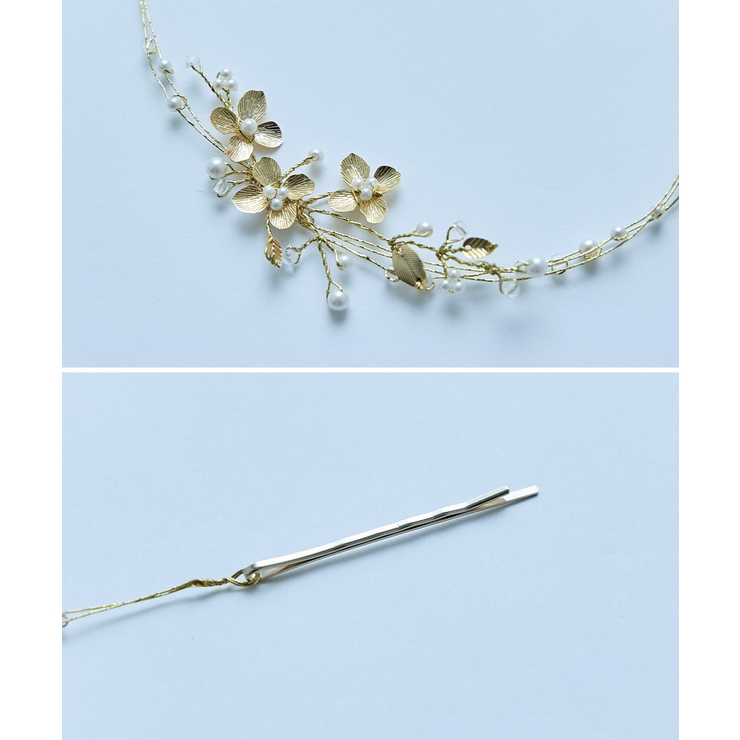 niana ニアナ メタルフラワーパールヘッドドレス | Fashion Letter | 詳細画像10 