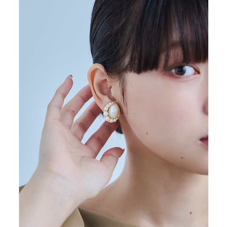 niana ニアナ オーバルパールイヤリング | Fashion Letter | 詳細画像3 