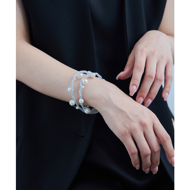 niana ニアナ 2wayラメパールブレスレット | Fashion Letter | 詳細画像4 