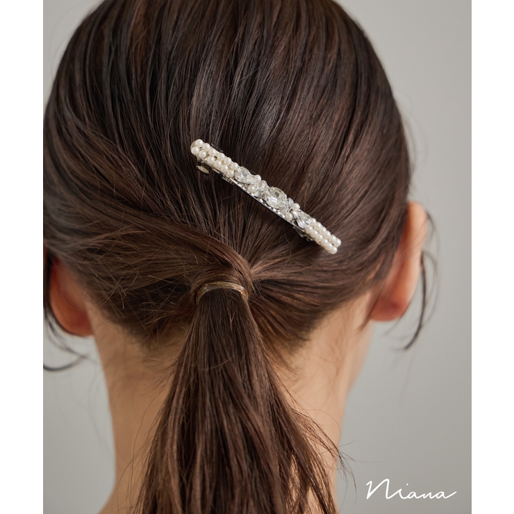 niana ニアナ パールビジューバレッタ | Fashion Letter | 詳細画像1 