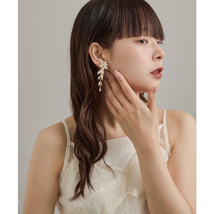 niana ニアナ ドロップパールロングイヤリング | Fashion Letter | 詳細画像3 