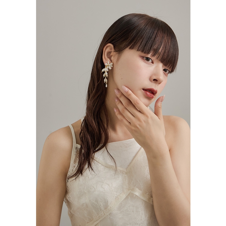 niana ニアナ ドロップパールロングイヤリング | Fashion Letter | 詳細画像4 