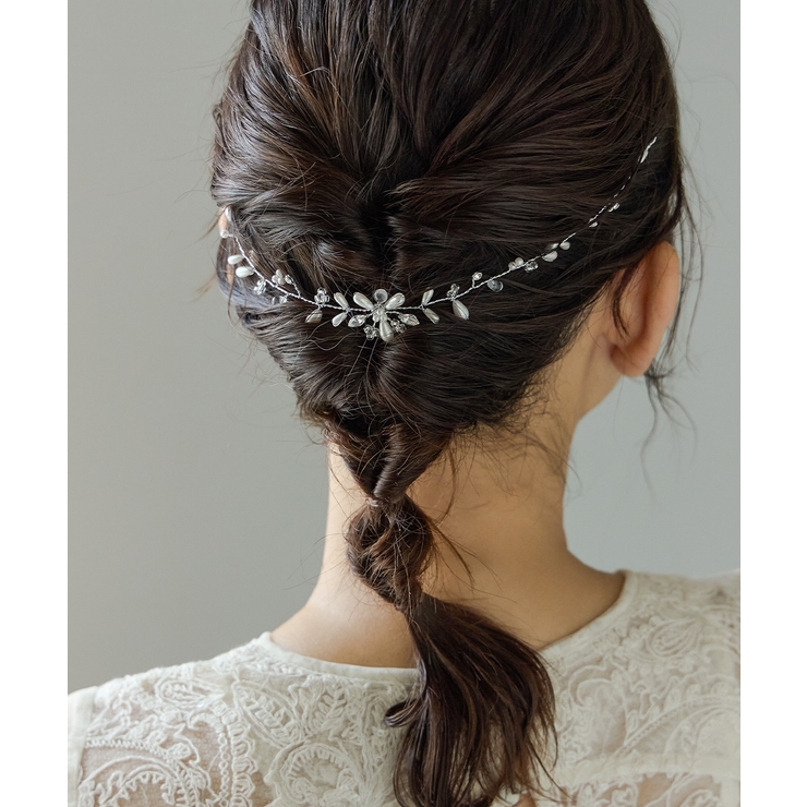 niana ニアナ パールフラワーラインストーンヘッドドレス | Fashion Letter | 詳細画像5 