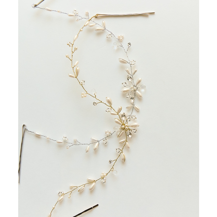 niana ニアナ パールフラワーラインストーンヘッドドレス | Fashion Letter | 詳細画像6 