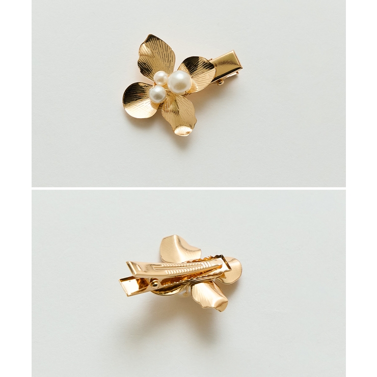 niana ニアナ メタルフラワーヘアクリップ3点セット | Fashion Letter | 詳細画像8 