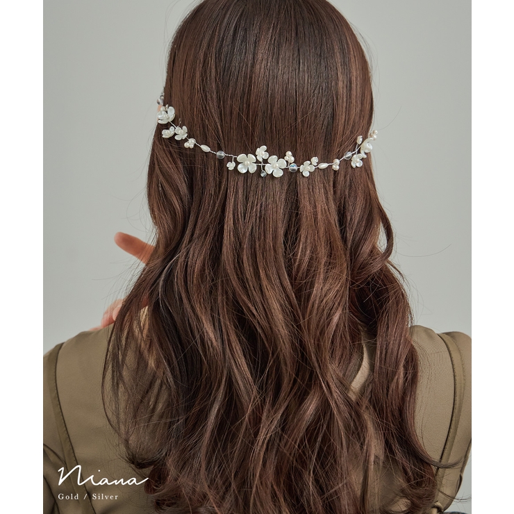 niana ニアナ パールフラワーヘッドドレス | Fashion Letter | 詳細画像1 