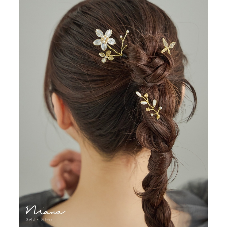 niana ニアナ アメリカンフラワーヘアピン3本セット | Fashion Letter | 詳細画像1 