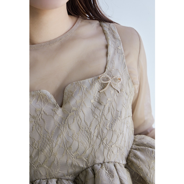 niana ニアナ ラインストーンリボンブローチ | Fashion Letter | 詳細画像3 