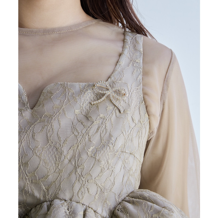 niana ニアナ ラインストーンリボンブローチ | Fashion Letter | 詳細画像4 