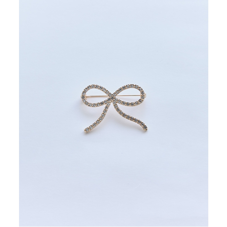 niana ニアナ ラインストーンリボンブローチ | Fashion Letter | 詳細画像8 