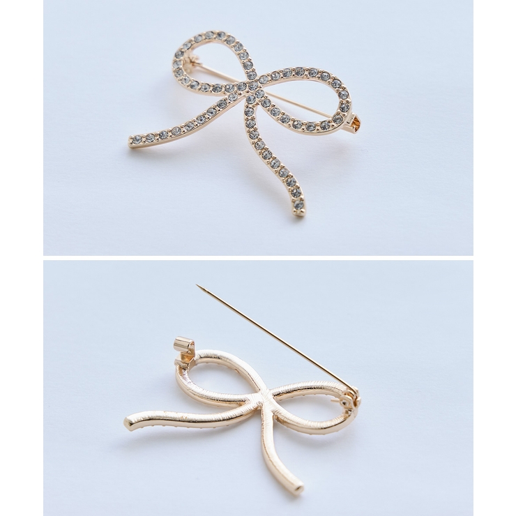 niana ニアナ ラインストーンリボンブローチ | Fashion Letter | 詳細画像10 