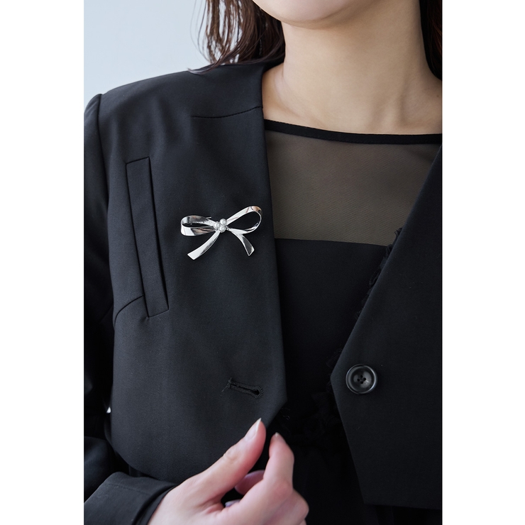 niana ニアナ ラインリボンブローチ | Fashion Letter | 詳細画像3 