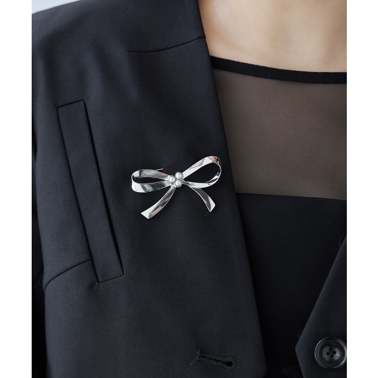 niana ニアナ ラインリボンブローチ | Fashion Letter | 詳細画像4 