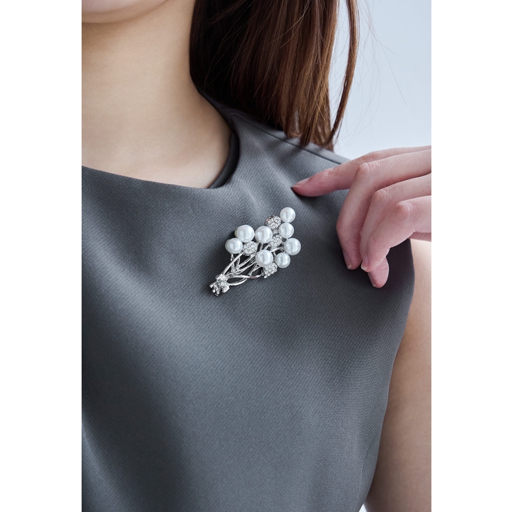シルバー | niana ニアナ パールブーケブローチ | Fashion Letter