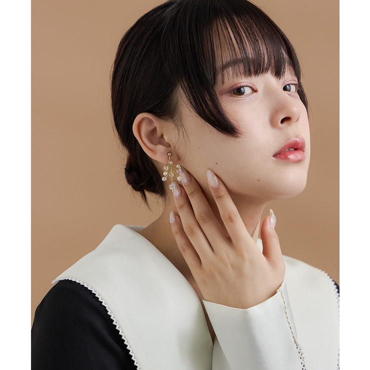 niana ニアナ パールビーズブランチイヤリング | Fashion Letter | 詳細画像5 