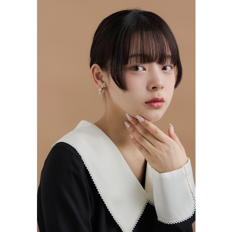 niana ニアナ パールフラワーイヤリング | Fashion Letter | 詳細画像4 