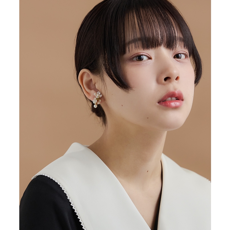 niana ニアナ パールフラワーイヤリング | Fashion Letter | 詳細画像5 