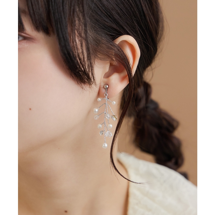niana ニアナ パールビジューブランチイヤリング | Fashion Letter | 詳細画像6 