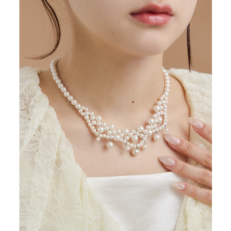 niana ニアナ パールカラーネックレス | Fashion Letter | 詳細画像6 