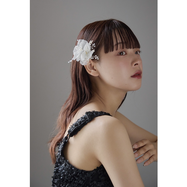 niana ニアナ シフォンフルールヘアクリップ | Fashion Letter | 詳細画像4 