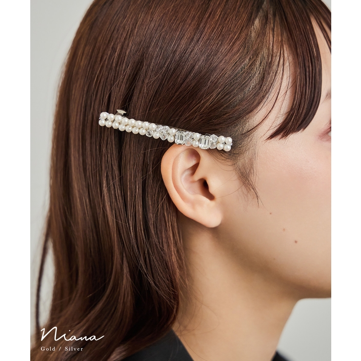 niana ニアナ ビジューパールバレッタ[品番：FT000011490]｜Fashion