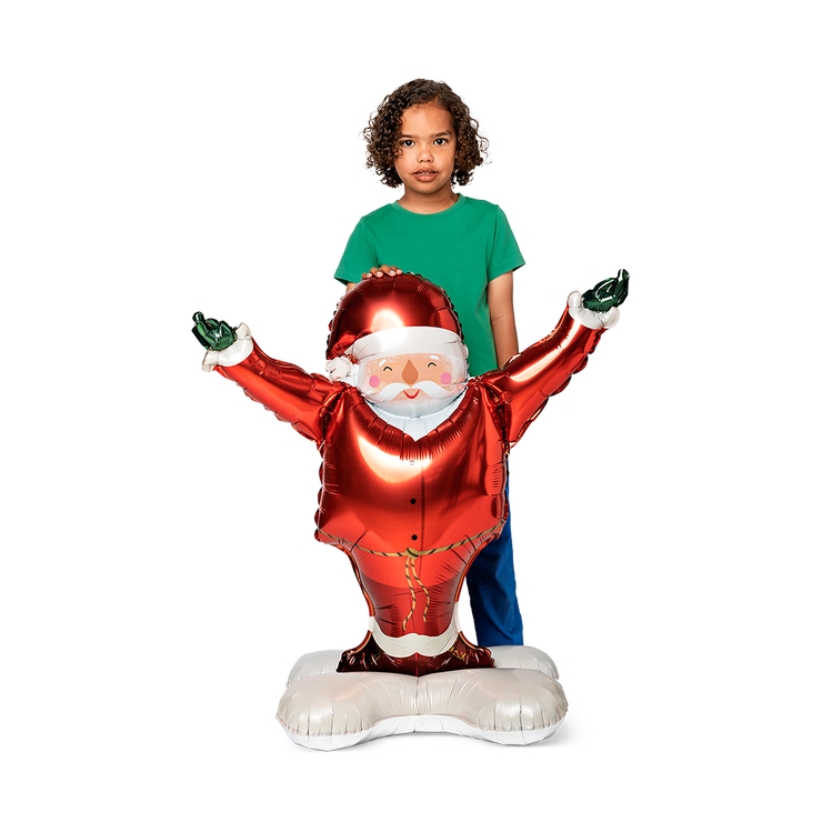 アルミバルーン自立式（サンタ）[品番：ZBRH0009990]｜Flying Tiger