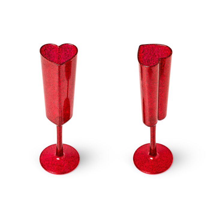 シャンパングラスセット（ハート） | Flying Tiger Copenhagen | 詳細画像1 