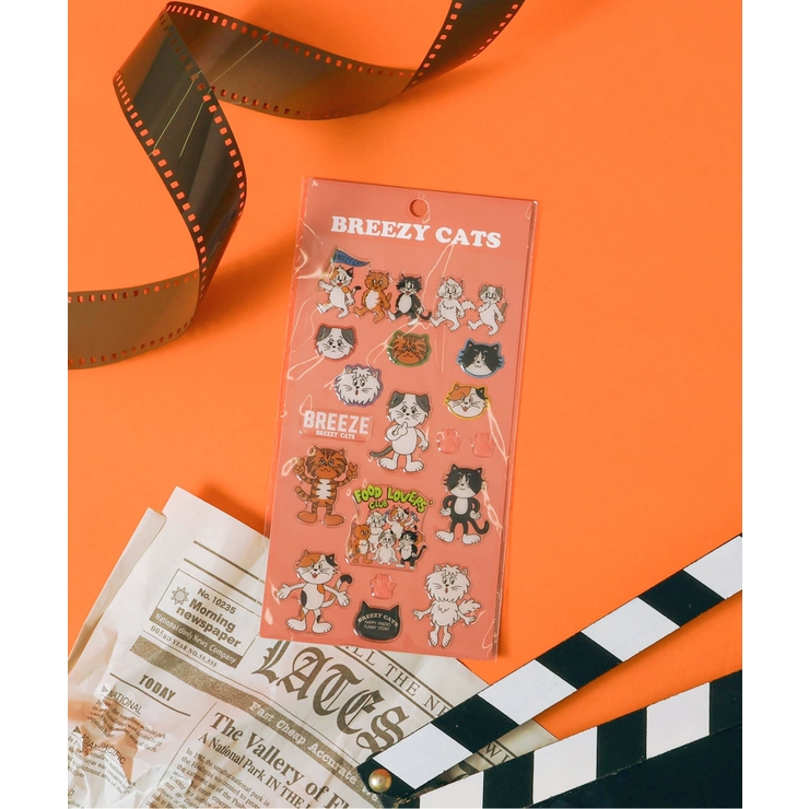 BREEZY CATS つやつやレジンシール  | F.O.Online Store | 詳細画像1 