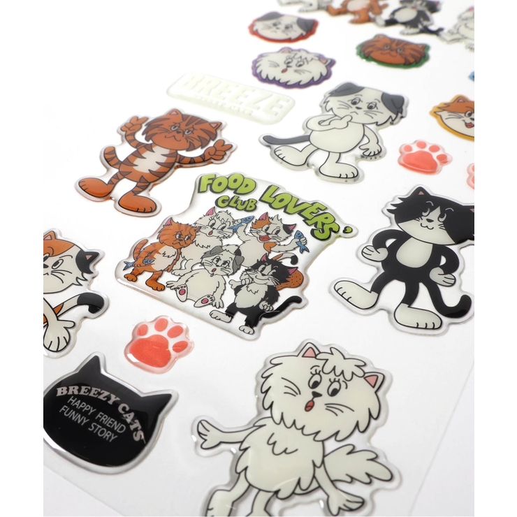 BREEZY CATS つやつやレジンシール  | F.O.Online Store | 詳細画像3 