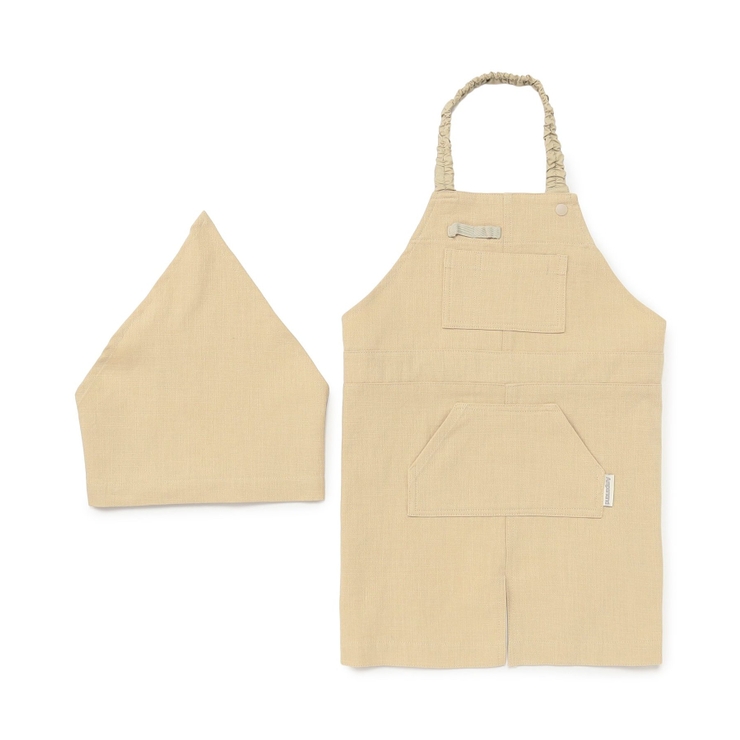 ベージュ | エプロン三角巾セット | F.O.Online Store