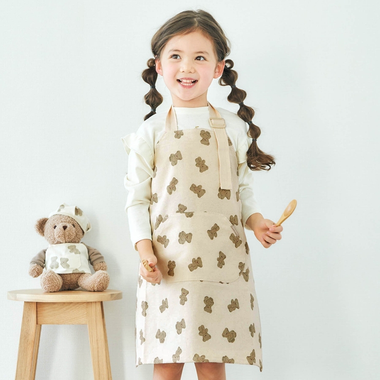 ファミリア マスコットベア ワンピース エプロン オーダー 着せ替え お