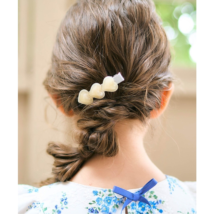 ハートモチーフヘアクリップセット[品番：FOKK0022500]｜F.O.