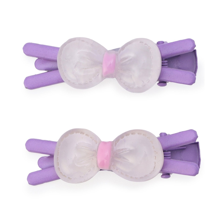 クリアお花・リボンヘアクリップ２個セット | F.O.Online Store | 詳細画像2 