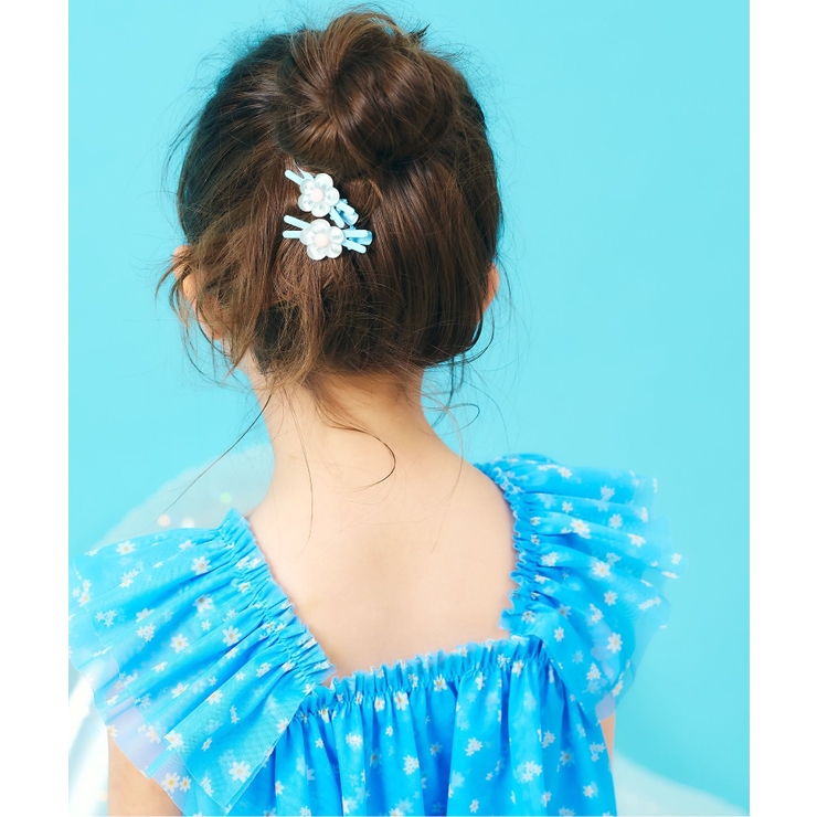 クリアお花・リボンヘアクリップ２個セット | F.O.Online Store | 詳細画像7 
