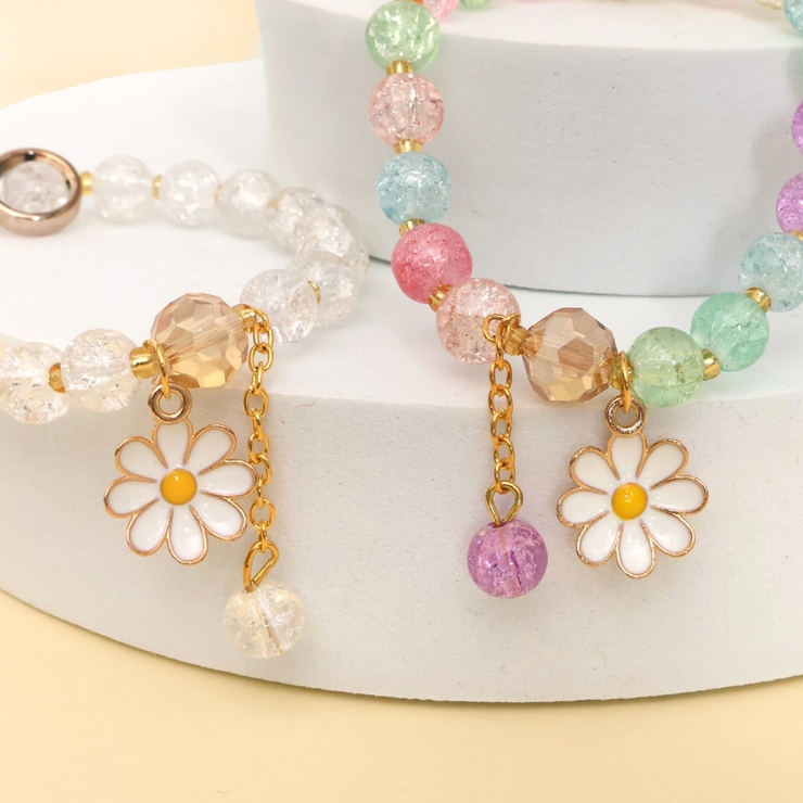 ★agnes b. Garden of dreams レトロ ブレスレット 花柄/送料込 ☆agnes b. Garden of dreams レトロ ブレスレット 花柄/送料込