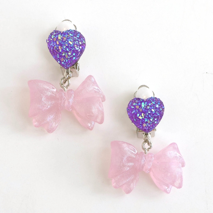 ハートリボンイヤリング | F.O.Online Store | 詳細画像2 