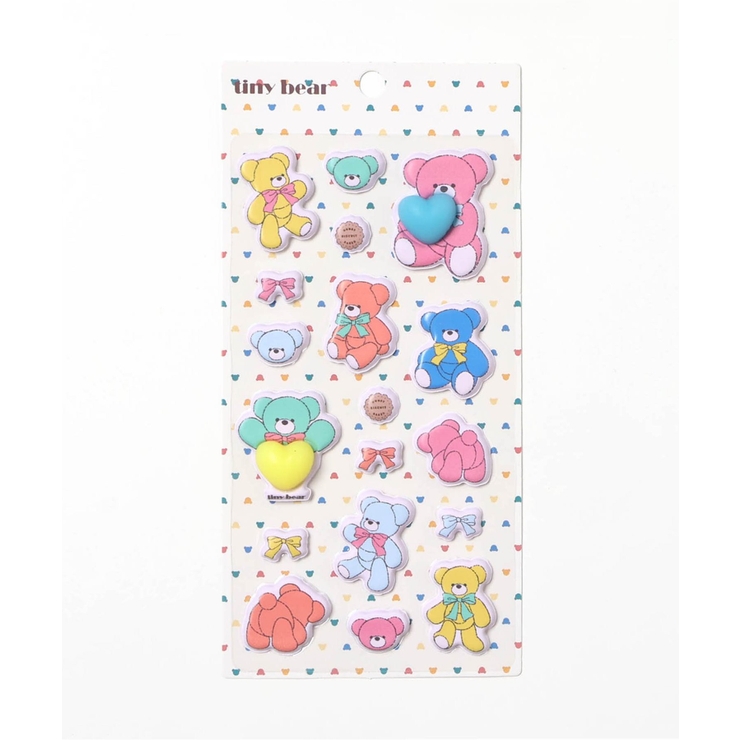 tiny bear ハートぷにぷにシール | F.O.Online Store | 詳細画像2 