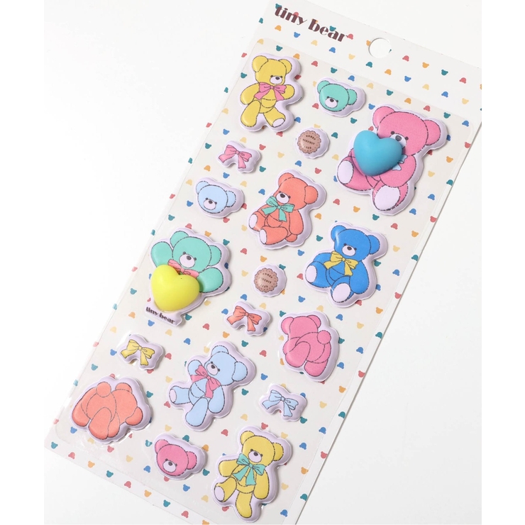 tiny bear ハートぷにぷにシール | F.O.Online Store | 詳細画像3 
