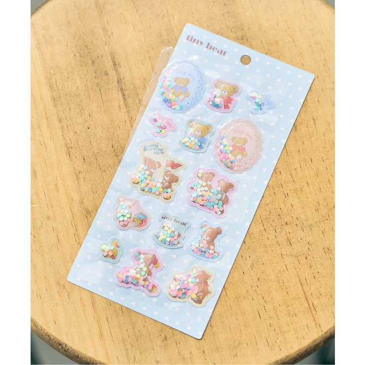 tiny bear スパンコールしゃかしゃかシール  | F.O.Online Store | 詳細画像1 
