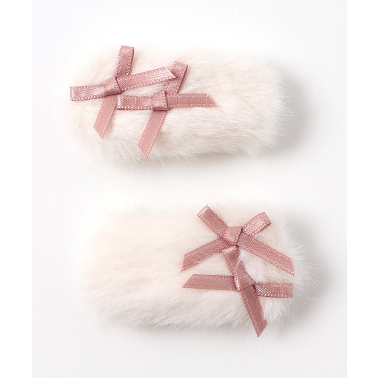 ファーリボンヘアクリップ | F.O.Online Store | 詳細画像2 