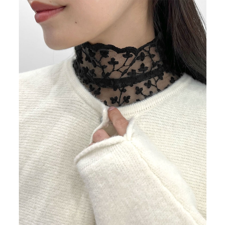 レースつけ襟（スタンドカラー） | futier land | 詳細画像8 