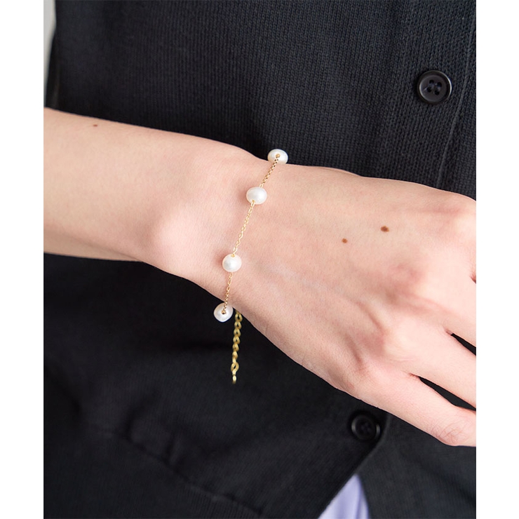 ゴールド | パール付ネックレス | futier land