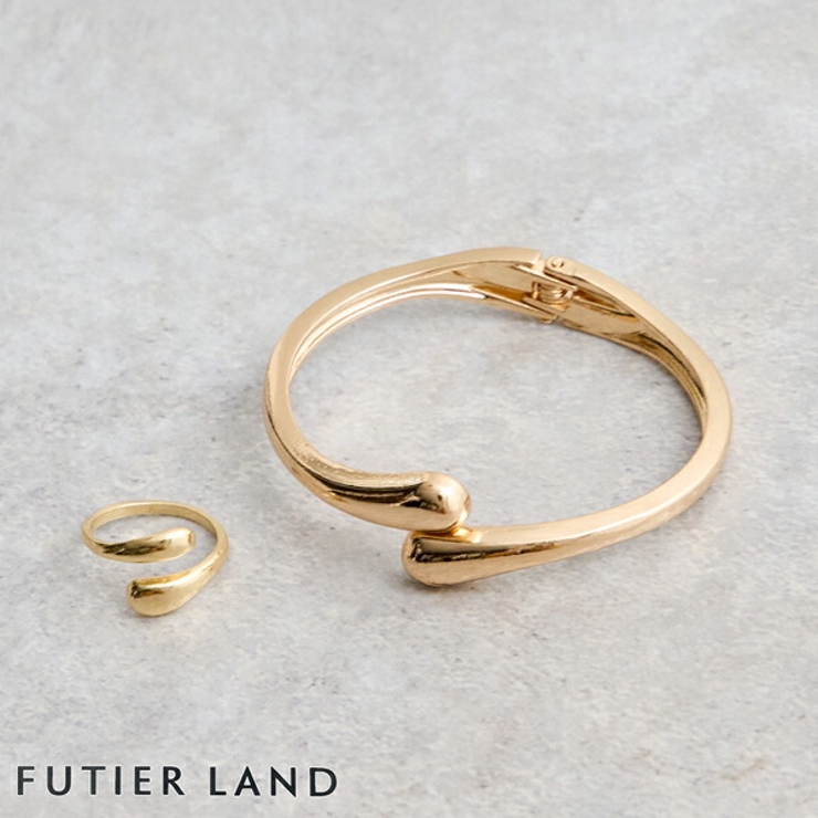 ゴールド | 指輪＆プレスレットセット | futier land