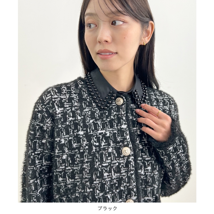 ひとつ足すだけで華やぎアップ。パールビジュー付け襟 | futier land | 詳細画像5 