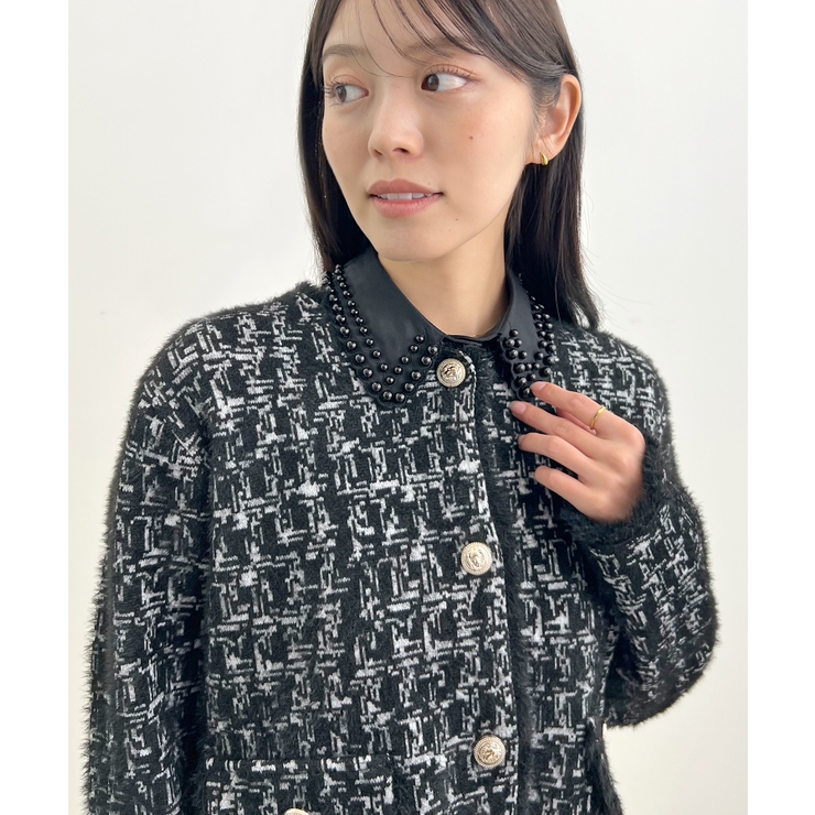 ひとつ足すだけで華やぎアップ。パールビジュー付け襟 | futier land | 詳細画像12 