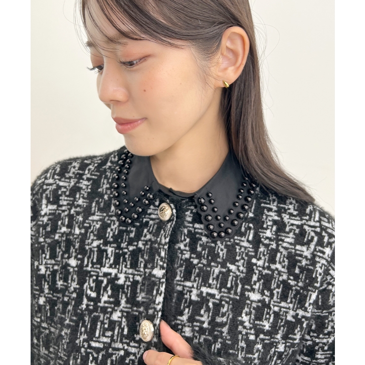 ひとつ足すだけで華やぎアップ。パールビジュー付け襟 | futier land | 詳細画像11 