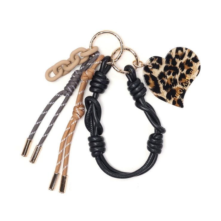 leopardheart×black | 正規品 ヴィオラドーロ キーホルダー | ギャレリア Bag＆Luggage