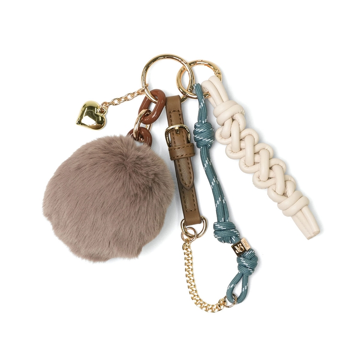 mocha×offwhite | 正規品 ヴィオラドーロ バッグチャーム | ギャレリア Bag＆Luggage
