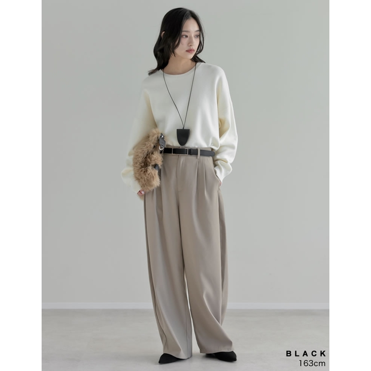 フェイクレザーホルダーネックレス | Re:EDIT | 詳細画像3 